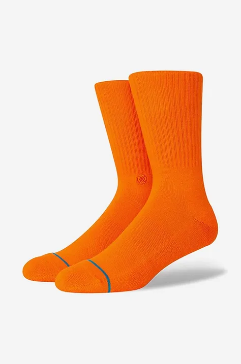 Ponožky Stance Icon M311D14ICO-WHB, oranžová farba
