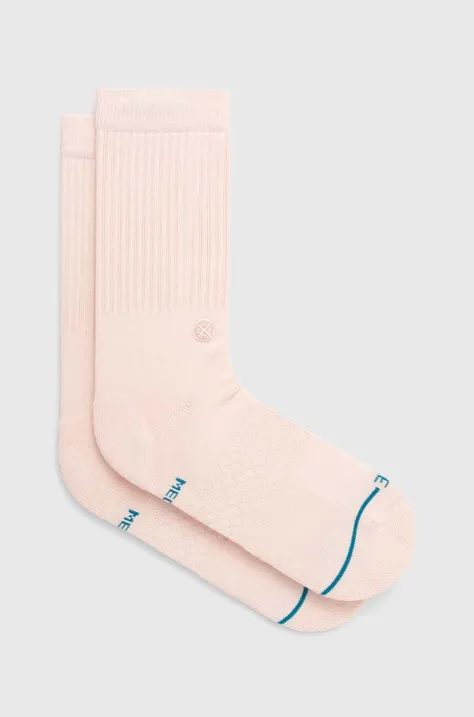 Κάλτσες Stance Icon χρώμα: ροζ
