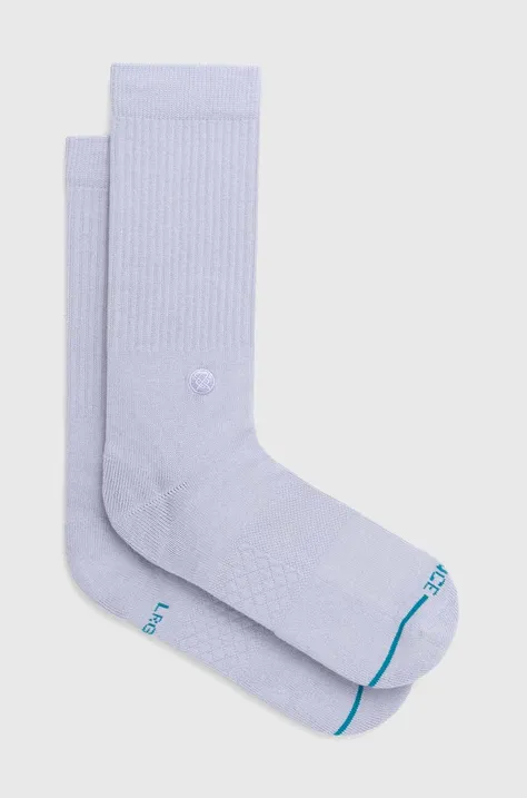 Шкарпетки Stance Icon колір фіолетовий