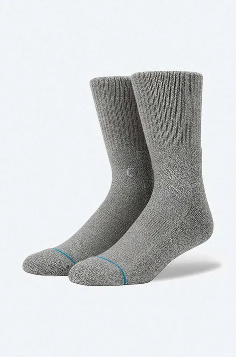 Čarape Stance Icon boja: siva, M311D14ICO-WHB