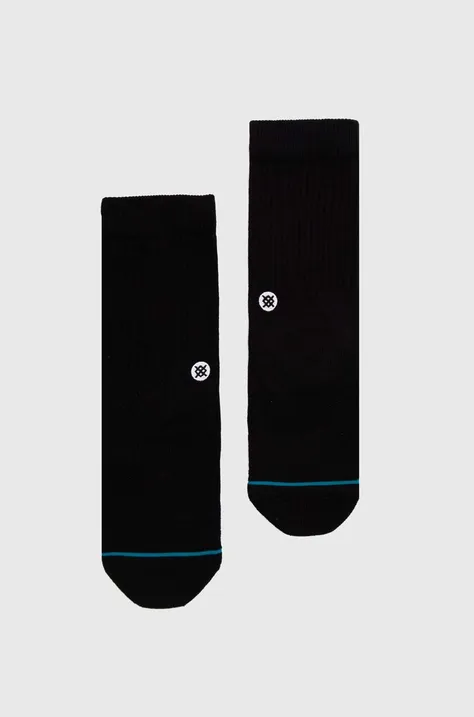 Čarape Stance Icon boja: crna, M311D14ICO-WHB