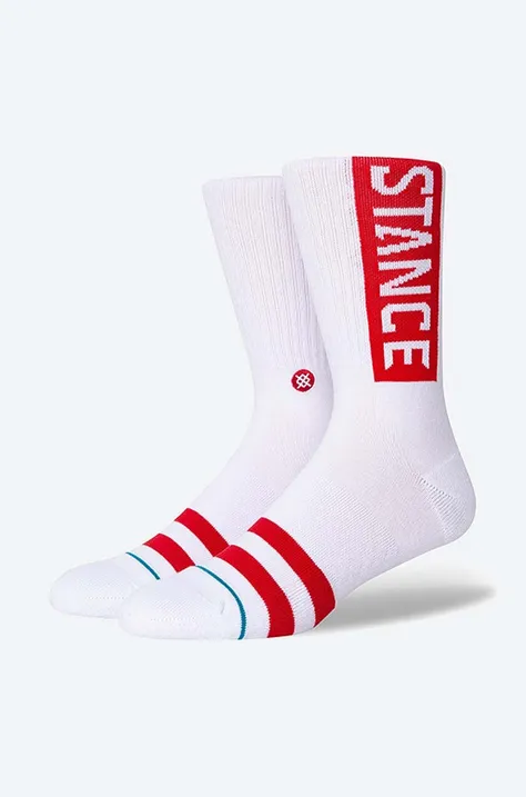 Шкарпетки Stance OG колір білий M556D17OGG-WHR