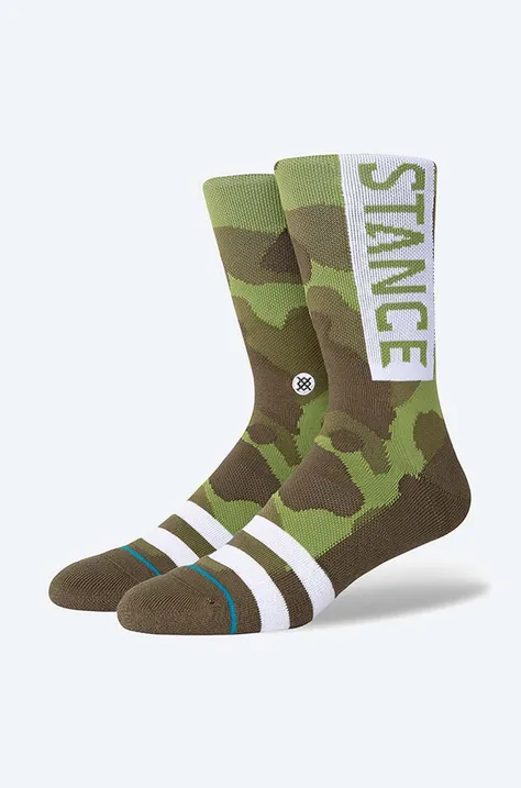 Шкарпетки Stance OG колір бежевий M556D17OGG-WHR