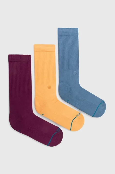 Чорапи Stance Icon (3 чифта) в синьо