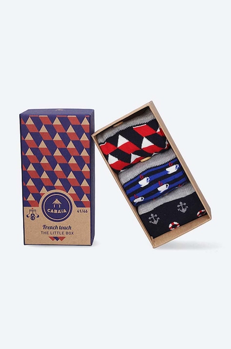 Nogavice Cabaia FRENCH TOUCH 3-pack