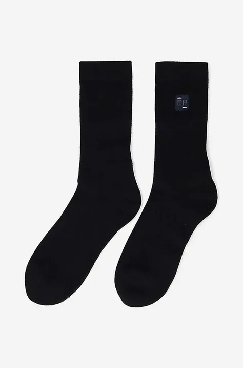 Pamučne čarape Filling Pieces Patch boja: crna, 68513711861