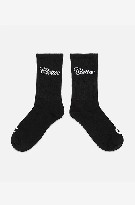 Памучни чорапи CLOTTEE в черно
