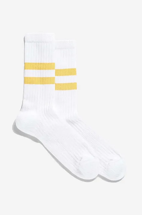 Ponožky Norse Projects Bjarki bílá barva, N82.0001.3009-3009