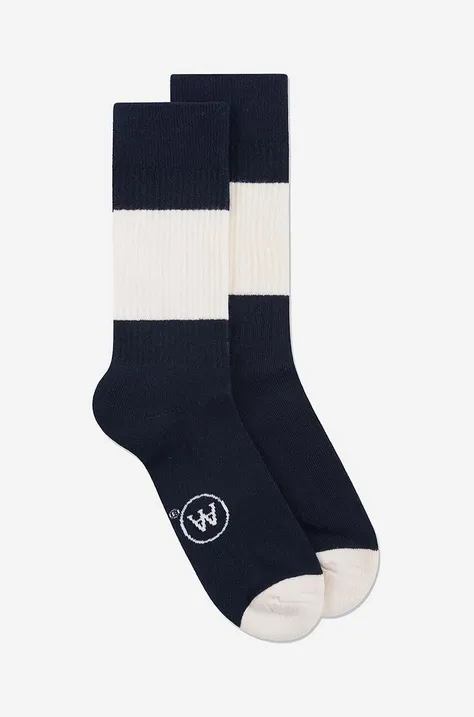 Шкарпетки Wood Wood колір синій 10249006.9517-OFFWHITE
