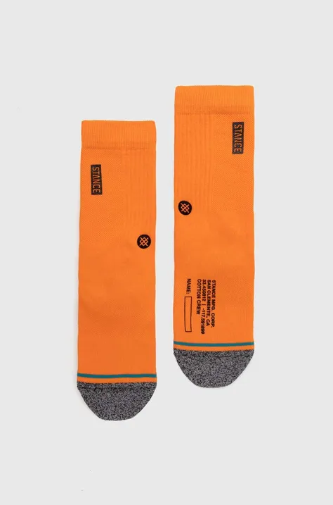 Κάλτσες Stance Street χρώμα: πορτοκαλί