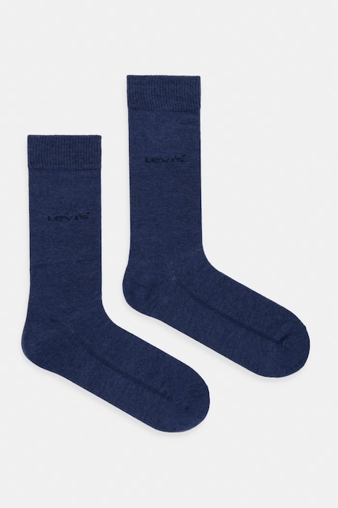 Levi's skarpetki 2-pack kolor granatowy
