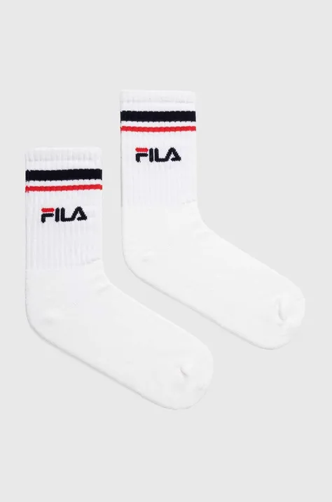 Κάλτσες Fila 2-pack χρώμα: άσπρο