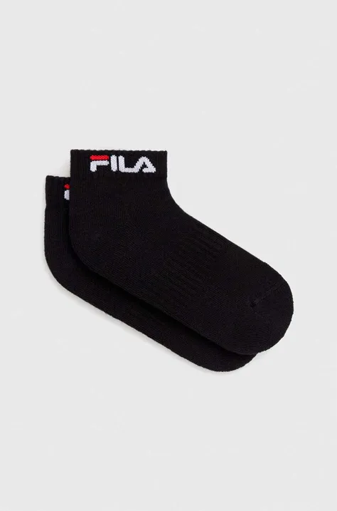 Ponožky Fila 2-pak čierna farba