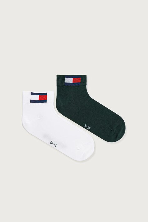 Tommy Jeans čarape 2-pack zelene 701228223