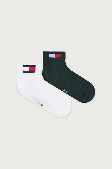 Tommy Jeans skarpety 2-pack zielone 701228223