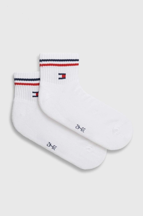 Čarape Tommy Jeans 2-pack boja: bijela