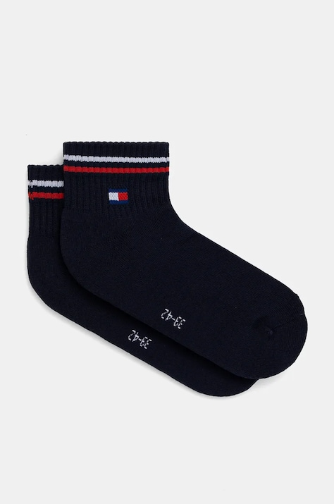 Κάλτσες Tommy Jeans 2-pack χρώμα: ναυτικό μπλε, 701228177 701228177