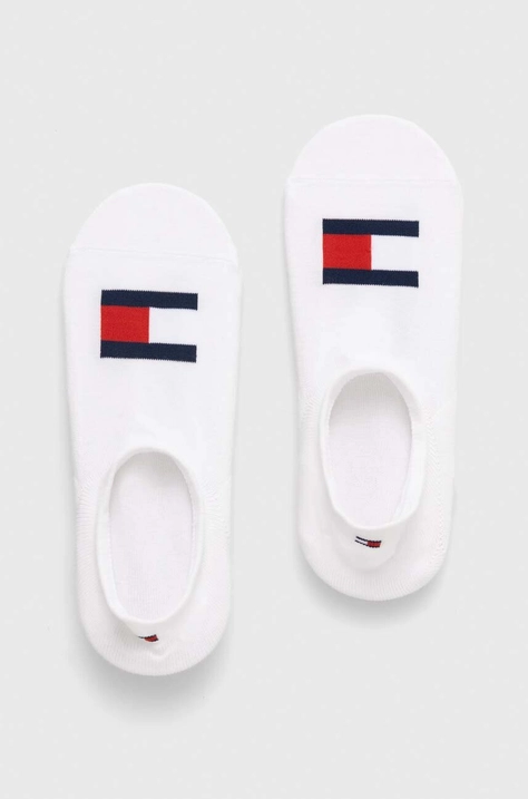 Čarape Tommy Jeans 2-pack boja: bijela