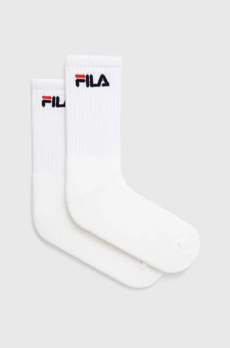 Κάλτσες Fila 2-pack χρώμα: άσπρο, F4401
