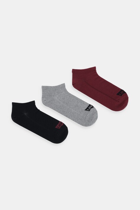 Levi's skarpetki 3-pack kolor bordowy 37157-1266