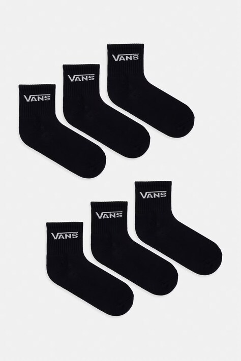 Vans skarpety 6-pack czarne VN000QCCBLK1