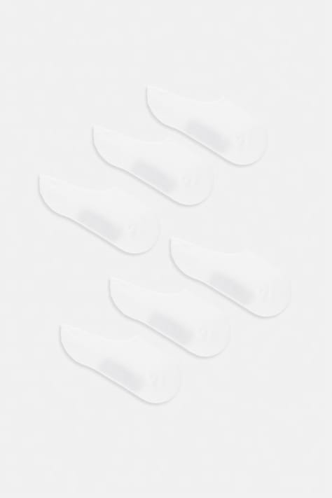 Vans skarpety stopki 6-pack białe VN000QCDWHT1