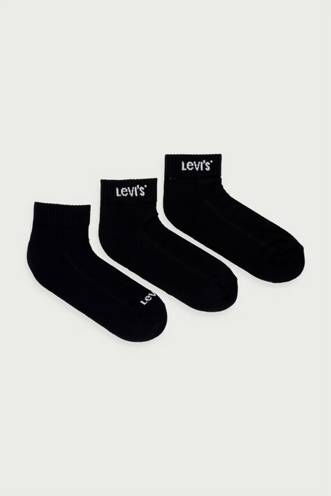 Levi's Čarape 3-pack crne 37157-1520