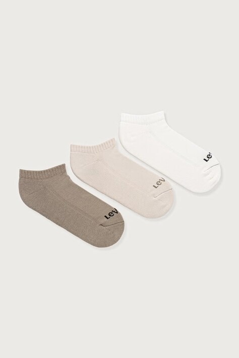 Levi's κάλτσες 3-pack μπεζ 37157-1516
