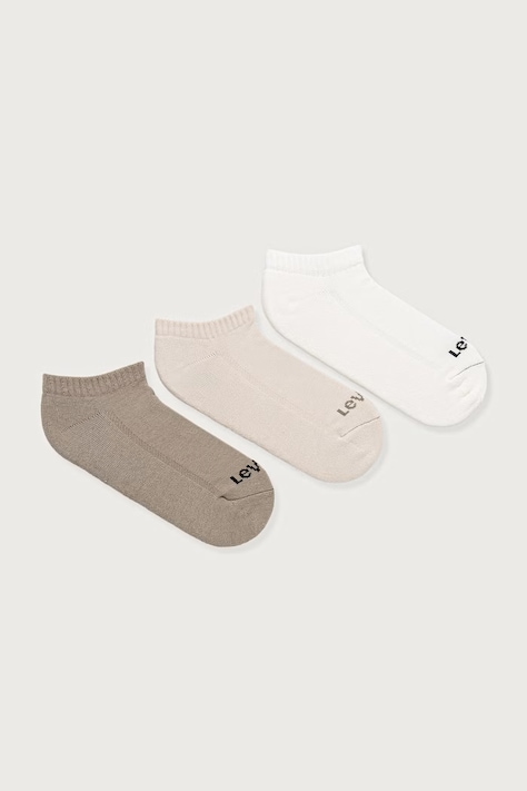 Levi's κάλτσες 3-pack μπεζ 37157-1516