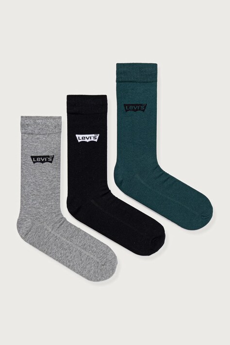 Levi's κάλτσες 3-pack πράσινες 37157-1507