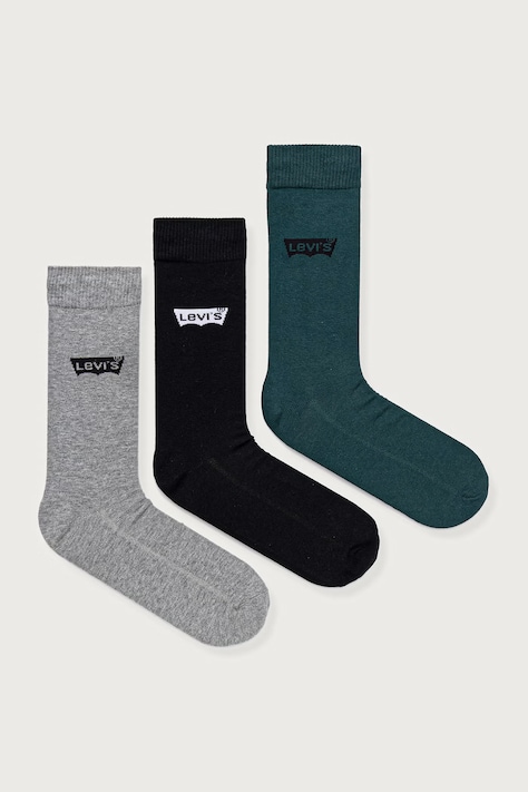 Levi's κάλτσες 3-pack πράσινες 37157-1507