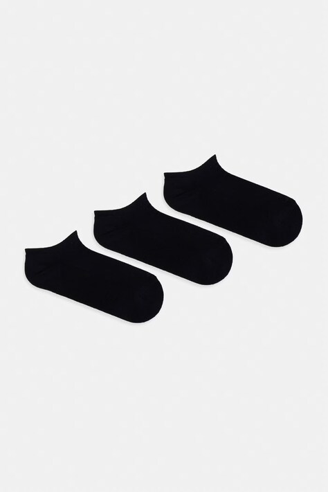 Vans κάλτσες με βαμβάκι 3-pack μαύρες VN000QBYBLK1