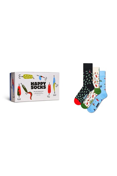 Happy Socks Skarpety z bawełną 3-pack multicolor P006057