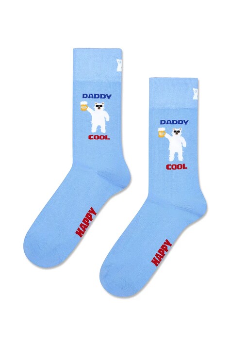 Happy Socks Skarpety z bawełną niebieskie P006989