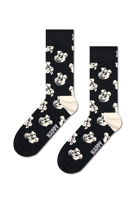 Happy Socks Skarpety z bawełną czarne P002739