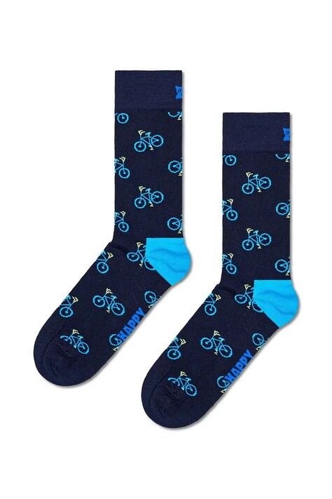 Happy Socks Skarpety z bawełną granatowe P000842
