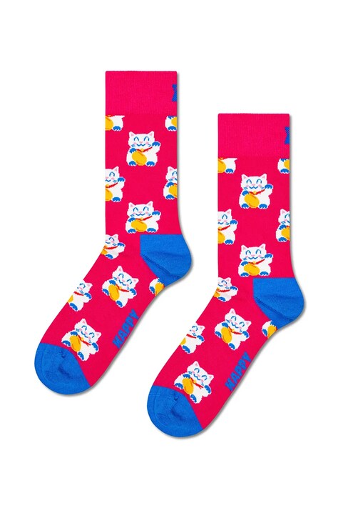 Happy Socks Skarpety z bawełną różowe P006157