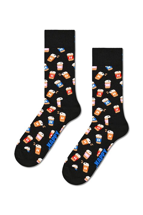 Happy Socks Skarpety z bawełną czarne P006548