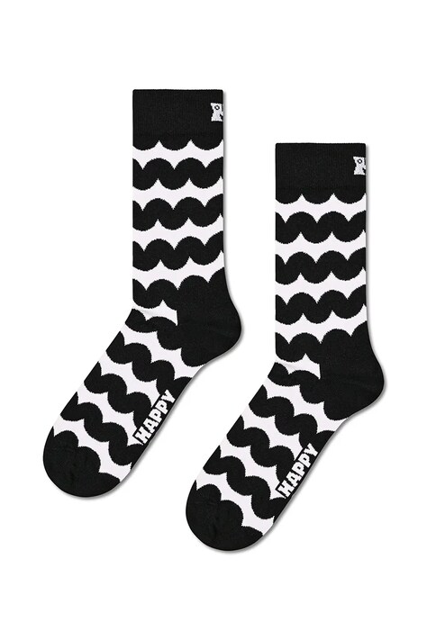 Happy Socks Skarpety z bawełną 4-pack czarne P006097