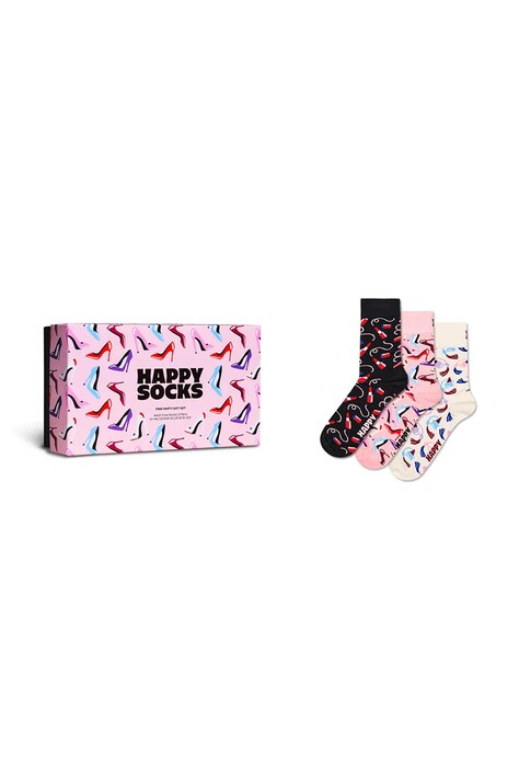 Happy Socks Skarpety z bawełną 3-pack multicolor P006044