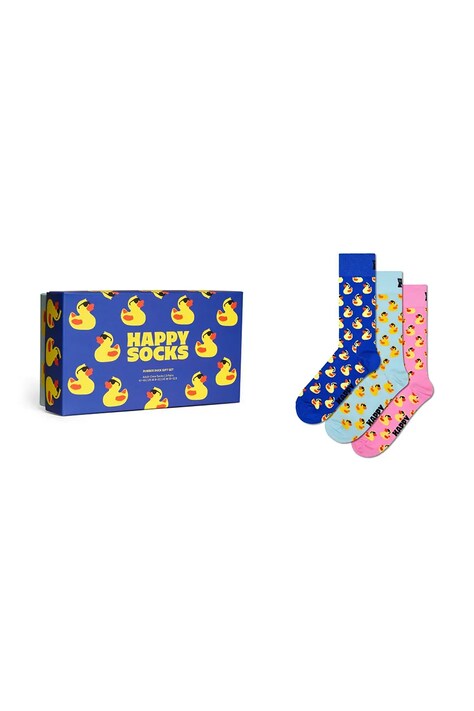 Happy Socks Skarpety z bawełną 3-pack multicolor P002652