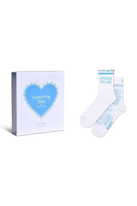 Happy Socks Skarpety z bawełną 2-pack białe P006061