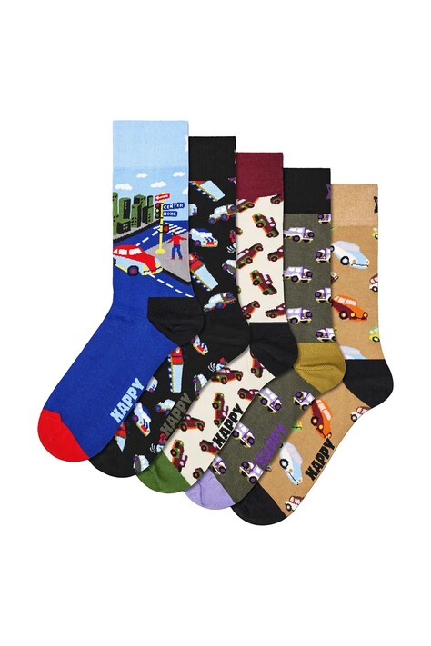 Happy Socks Skarpety z bawełną 5-pack multicolor P007013