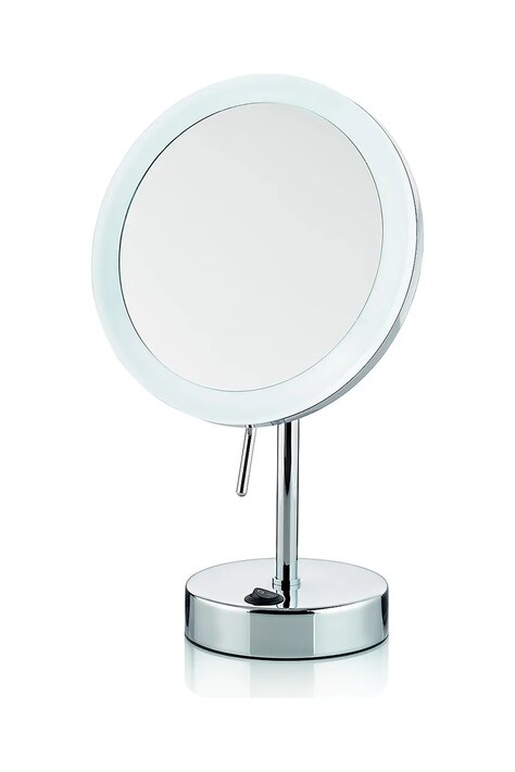 Kela oglindă cosmetică cu iluminare led Sabina culoarea gri
