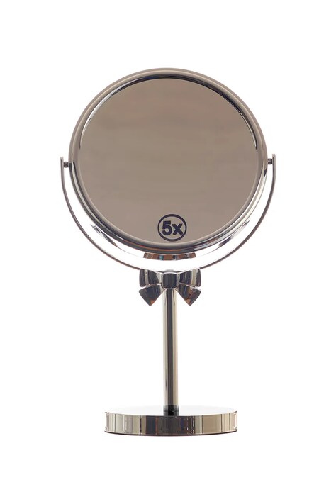 Косметичне дзеркало Danielle Beauty Chrome Bow Mirror 5X колір сірий