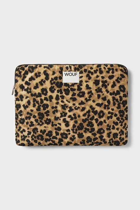 WOUF pokrowiec na laptopa Feline 13" & 14" kolor beżowy