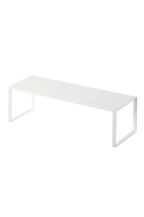 Rozkládací botník Yamazaki Frame bílá barva