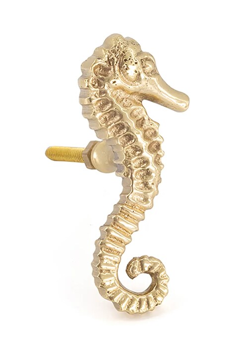 Мебельная ручка Doing Goods Pippa Seahorse Knob цвет жёлтый