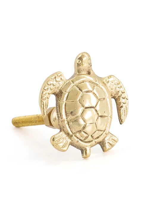 Меблева ручка Doing Goods Turtle Knob колір жовтий