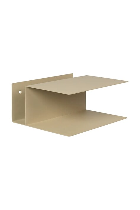 Závesná polica ferm LIVING Lager Bedside Table béžová farba